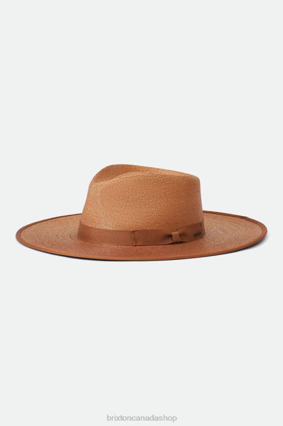 Brixton Accessories Rust Regular Tripilla Women Jo Straw Rancher Hat Limited HFR00P508