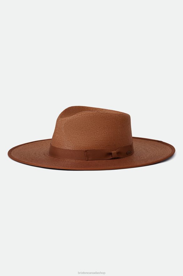 Brixton Accessories Rust Women Jo Straw Rancher Hat HFR00P509