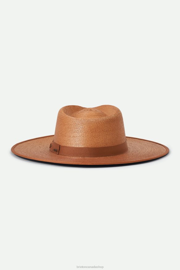 Brixton Accessories Rust Women Jo Straw Rancher Hat HFR00P509