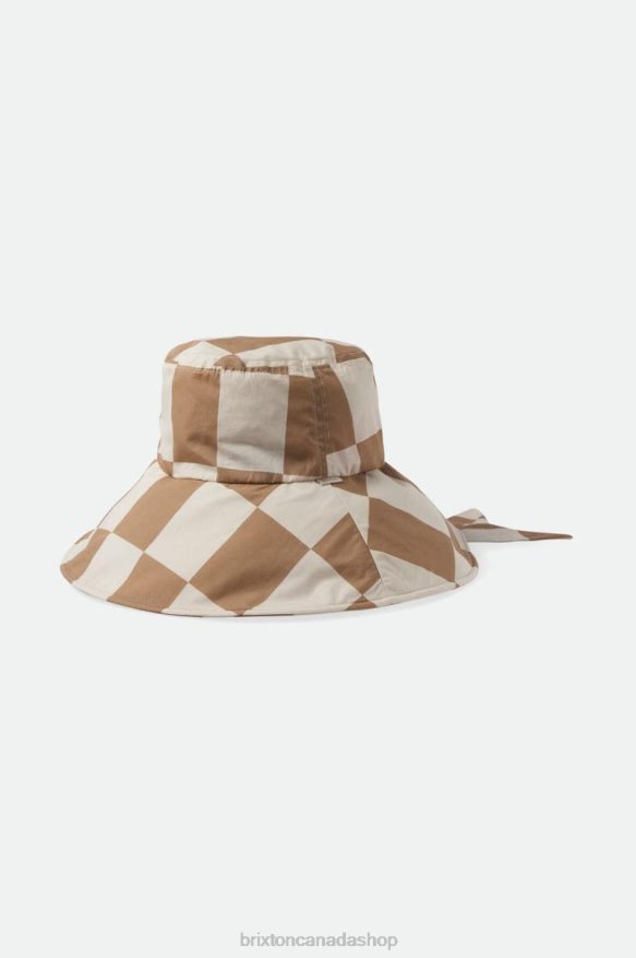 Brixton Accessories Sand/Whitecap Women Jasper Packable Bucket Hat HFR00P533