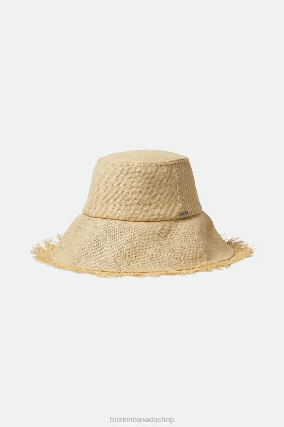 Brixton Accessories Tan Women Alice Packable Bucket Hat HFR00P512