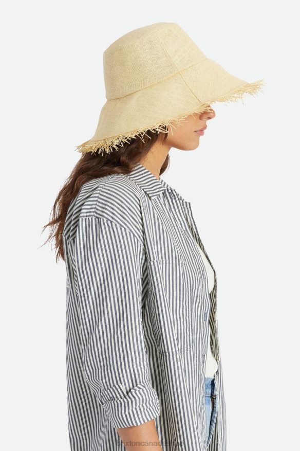 Brixton Accessories Tan Women Alice Packable Bucket Hat HFR00P512