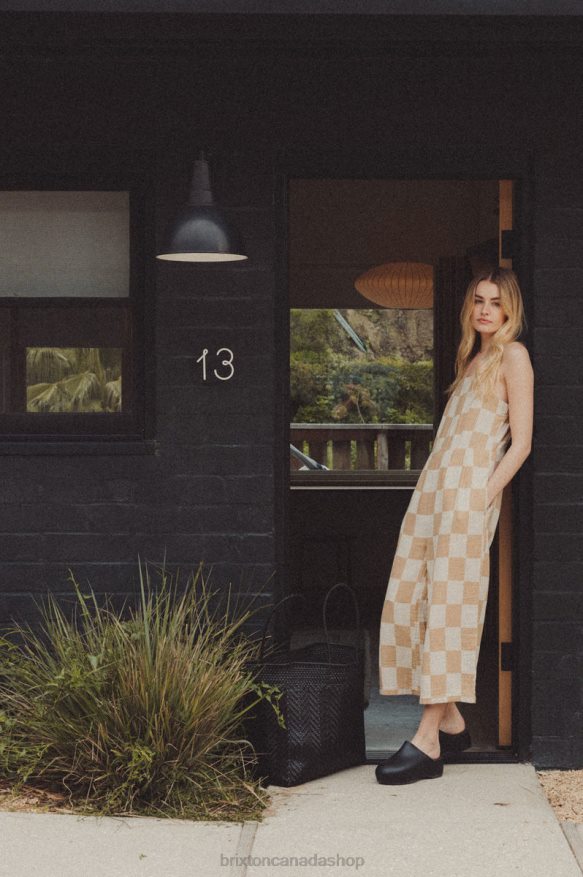 Brixton Apparel Sand Women Mykonos Jumpsuit HFR00P494