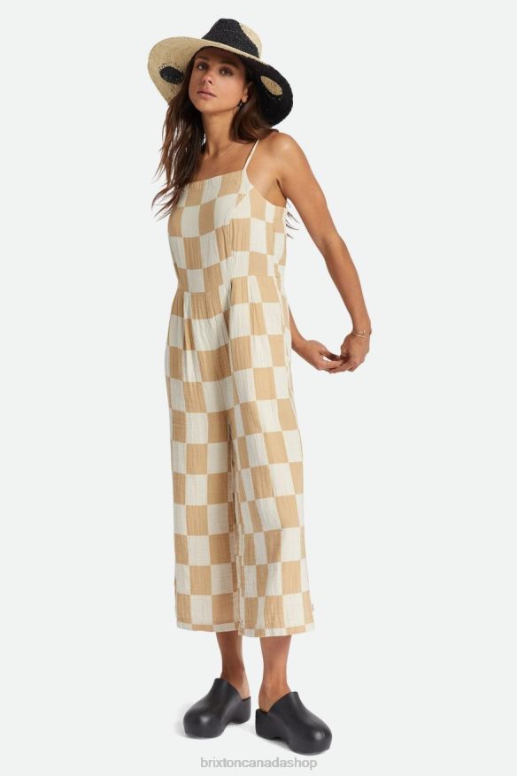 Brixton Apparel Sand Women Mykonos Jumpsuit HFR00P494
