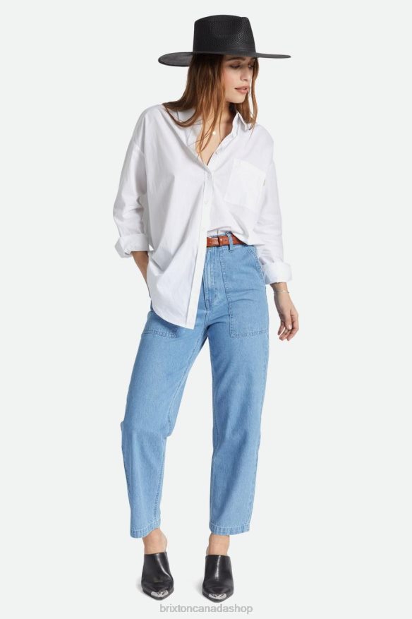 Brixton Apparel Faded Indigo Women Vancouver Pant HFR00P469