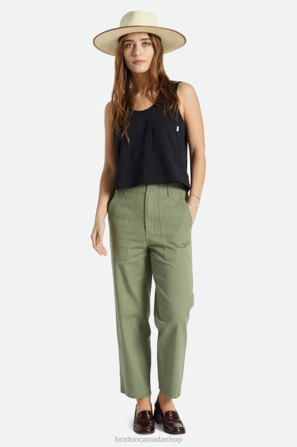 Brixton Apparel Olive Surplus Women Vancouver Pant HFR00P477