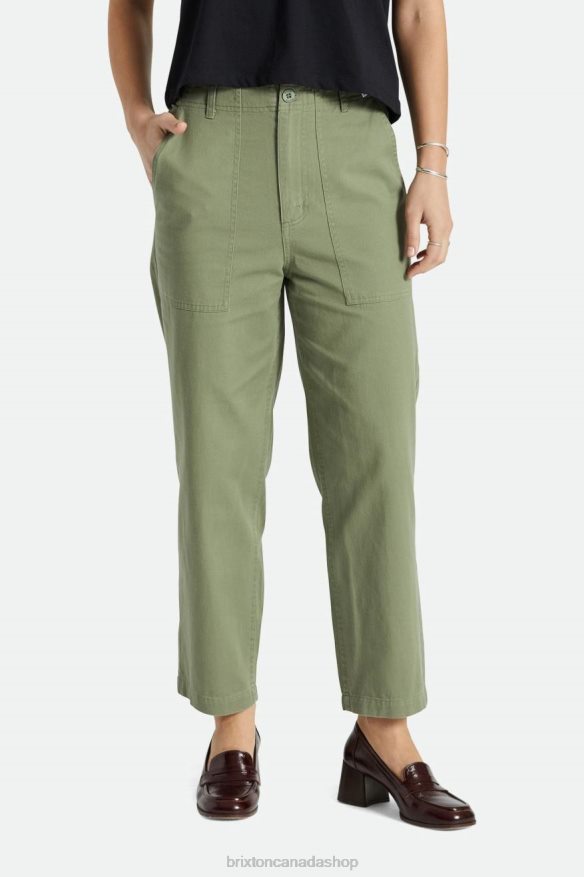 Brixton Apparel Olive Surplus Women Vancouver Pant HFR00P477