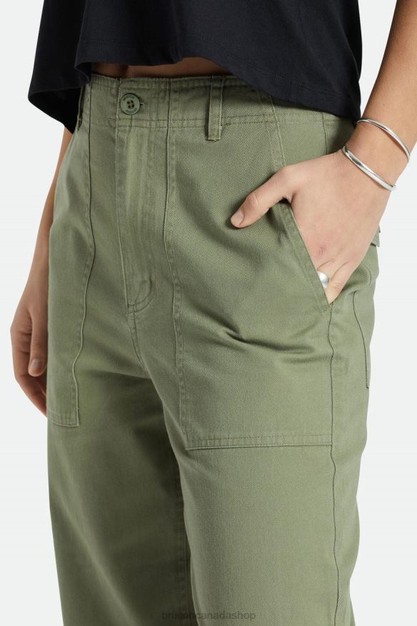 Brixton Apparel Olive Surplus Women Vancouver Pant HFR00P477