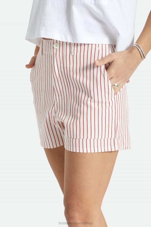 Brixton Apparel Aloha Red Women Vancouver Short HFR00P487