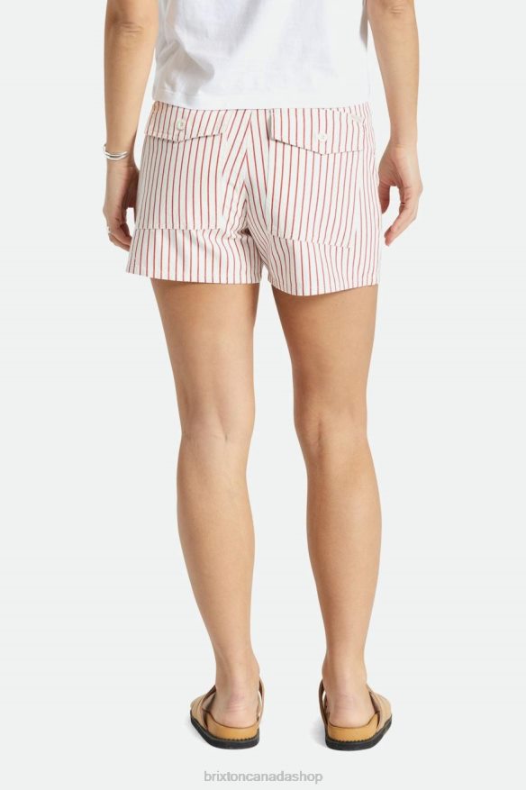 Brixton Apparel Aloha Red Women Vancouver Short HFR00P487