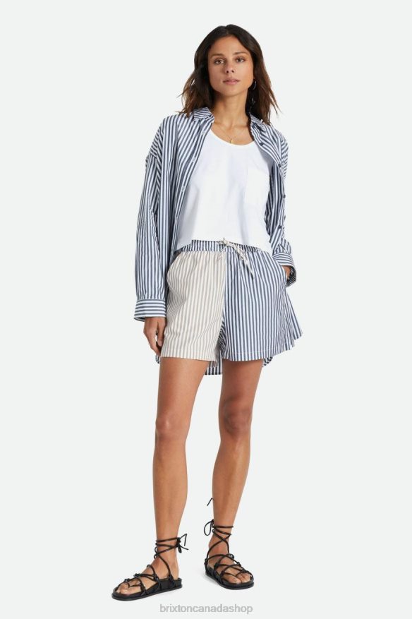 Brixton Apparel Mojave/Washed Navy Women Sidney Boxer Short HFR00P492