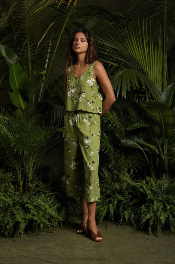 Brixton Apparel Moss Women Lanai Linen Tank HFR00P423