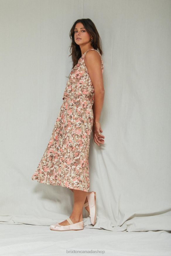 Brixton Apparel Pink Nectar Women Capri Tank HFR00P459