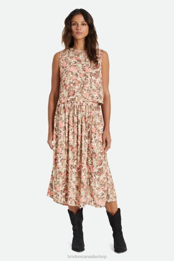 Brixton Apparel Pink Nectar Women Capri Tank HFR00P459