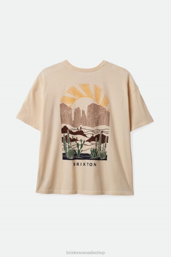 Brixton Apparel Whitecap Women Cultivate Oversized Boyfriend Tee HFR00P426