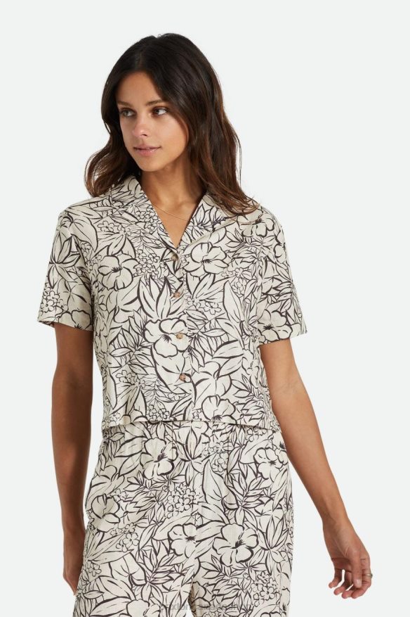 Brixton Apparel Whitecap Women Indo Linen S/S Woven HFR00P447