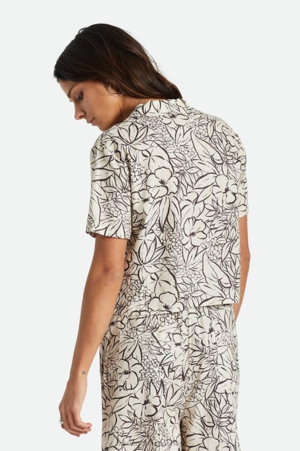 Brixton Apparel Whitecap Women Indo Linen S/S Woven HFR00P447